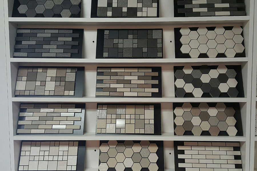 Several bathroom tile colors, shapes, and designs to choose from that let homeowners customize their renovation project in Glenarm, IL.