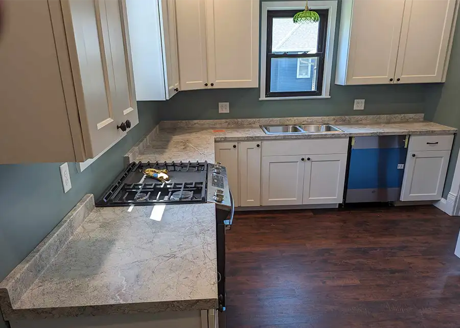Ray's Countertop Shop Inc. - previous work, patterned laminate countertops - Springfield, IL