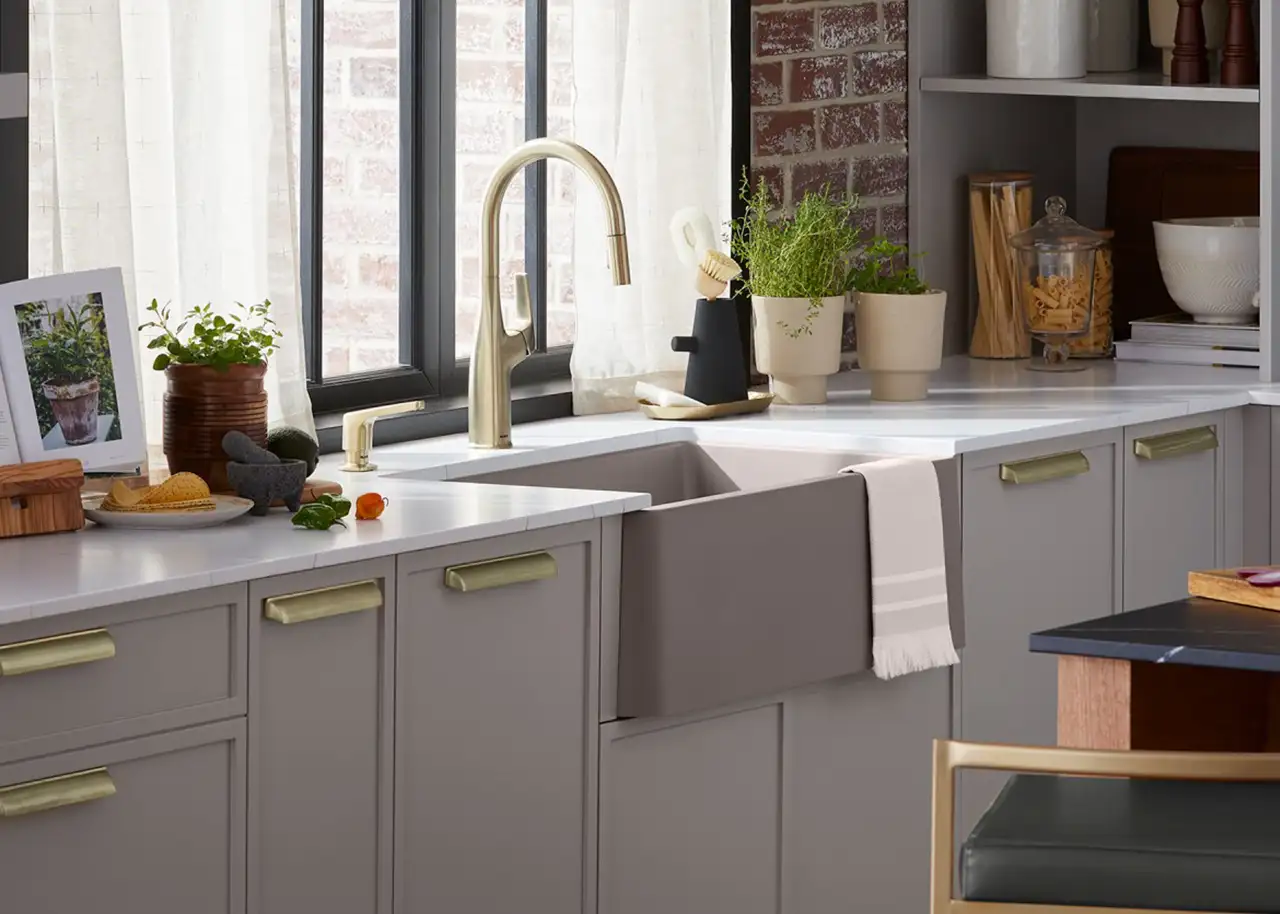 BLANCO IKON 33" Apron Front - volcanic gray color sink - Kitchen sink, apron sink - Springfield, IL