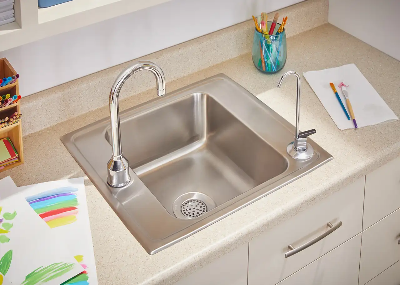 Elkay classroom faucet, art supplies and art clean-up - Springfield, IL