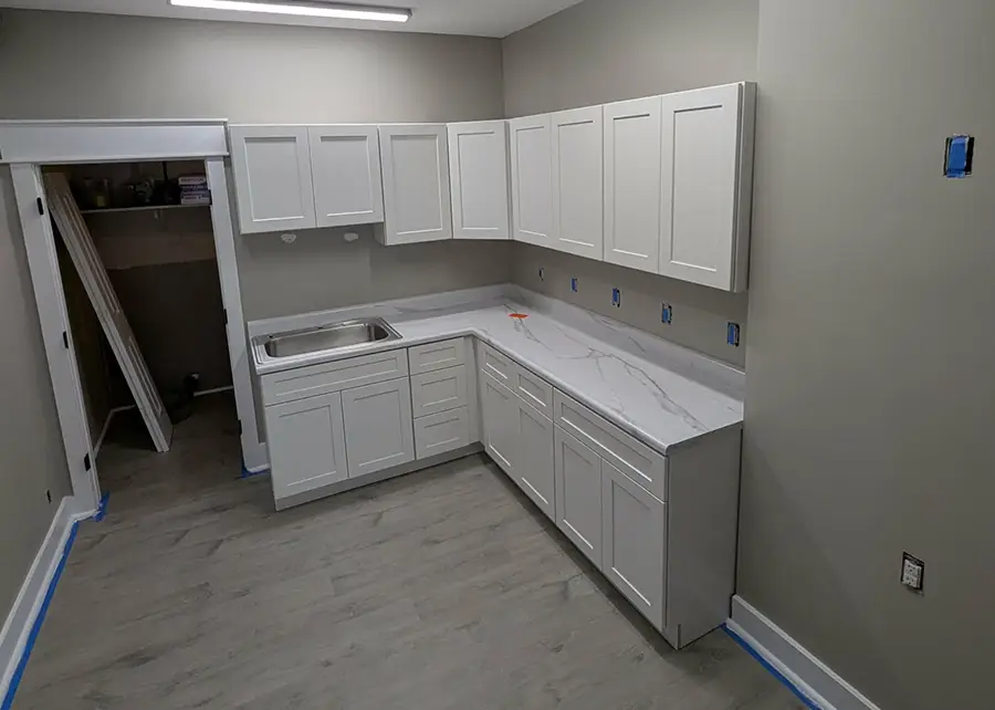 Ray's Countertop Shop Inc. - previous work, patterned laminate countertops - Springfield, IL